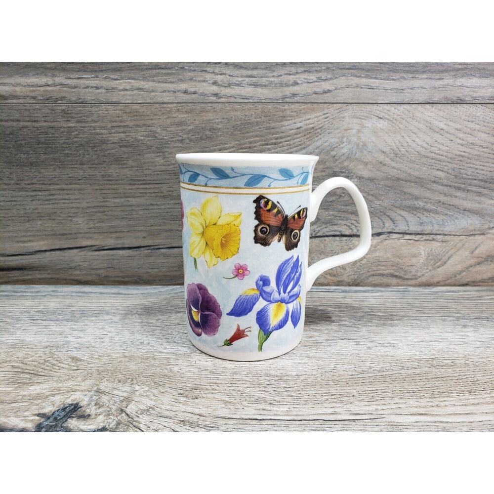Roy Kirkham Summer Scents Floral Bone China Coffee Tea Mug England